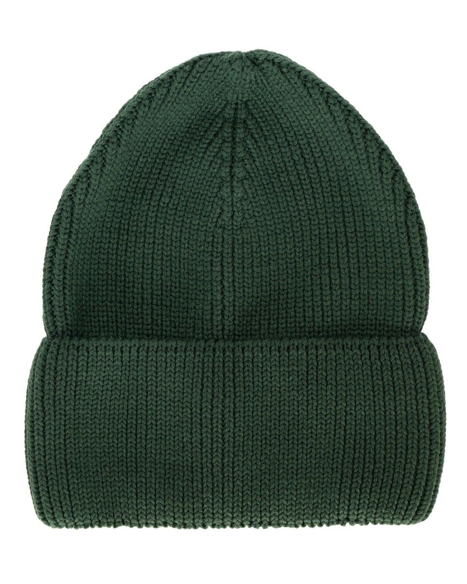 CZAPKA Z WEŁNY MERINO 100% AMBER ZIELONA