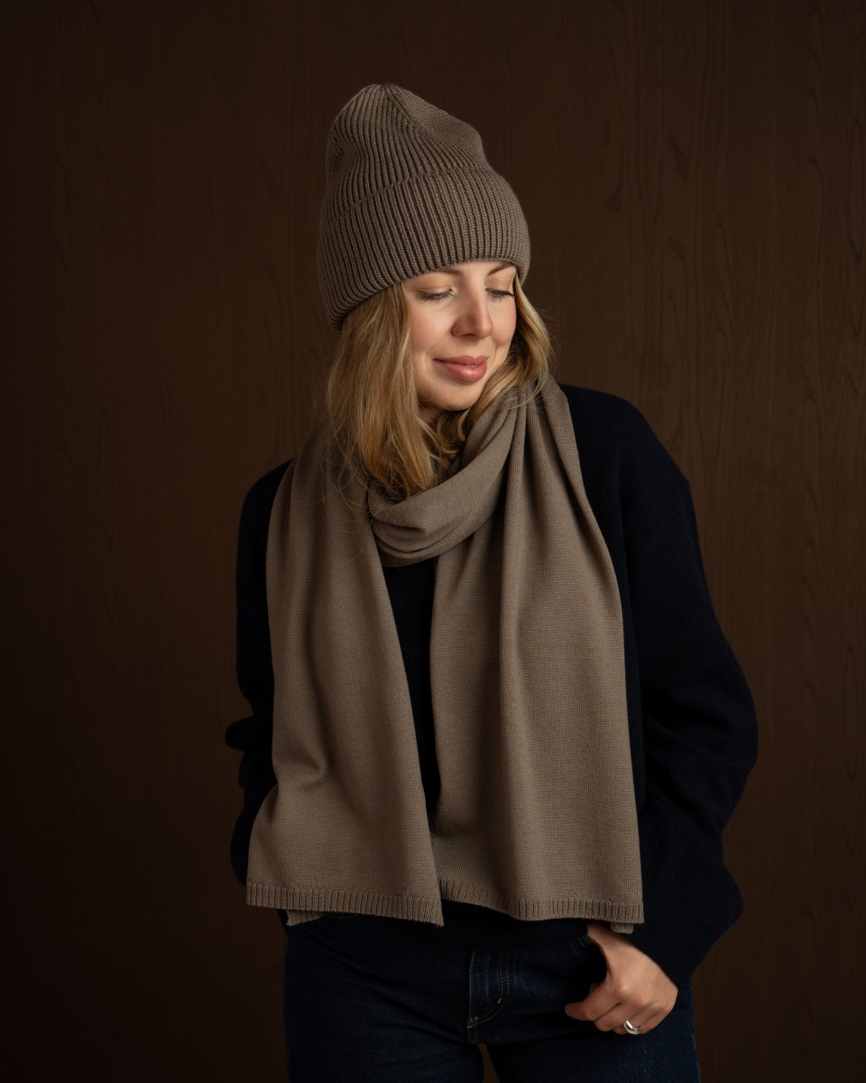 LUMI SZAL MERINO TAUPE LANEA