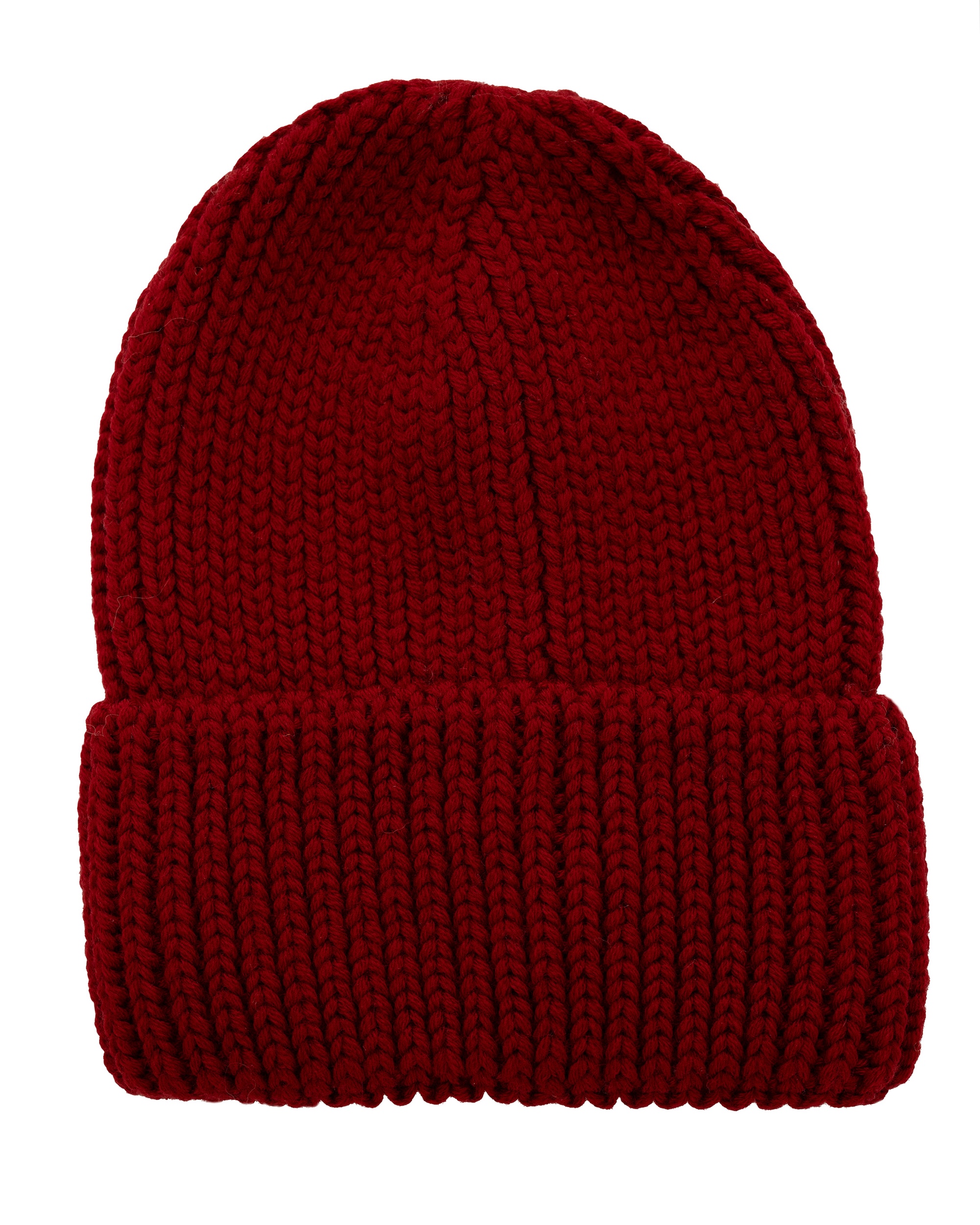 CHARLIE CZAPKA  Z WEŁNY MERINO 100% MERINO BORDOWA