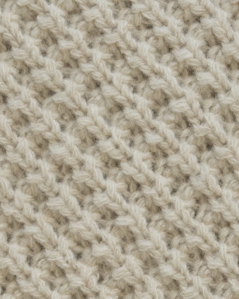 Koc z Wełny Merino 100% Beżowy