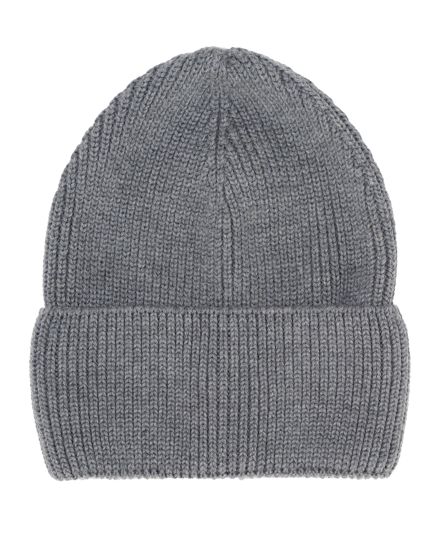 AMBER Czapka z Wełny Merino 100% Szara