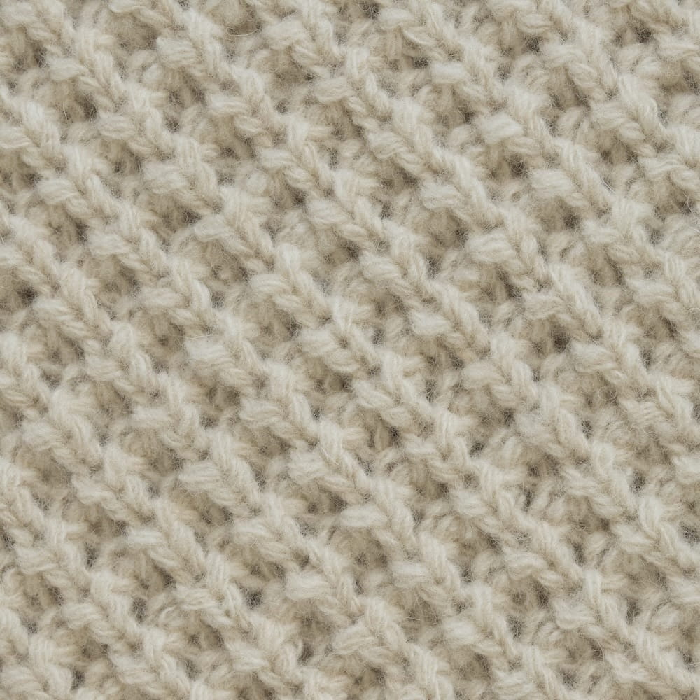 Koc z Wełny Merino 100% Beżowy
